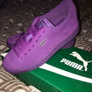 imperial purple puma suedes
